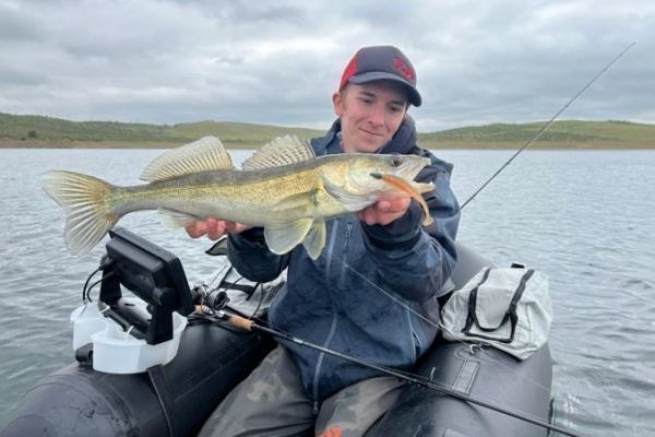 Angeln auf Zander mit dem Float Tube