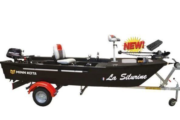 Superluxuspaket Silurine 4m Bass Boat Blacky