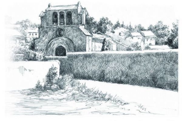 Im Dorf Salettes: eine tolle Strecke ber die Haute-Loire
