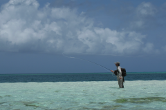 Die Fhigkeit, beim Fliegenfischen auf Distanz zu werfen, ist mit bung zu erlernen