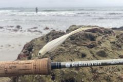 Fliegenfischen auf Wolfsbarsch am Strand: Ausrüstung, Fliegen und Zubehör Die Ausrüstung für das Angeln am Strand ist an die aktuellen Bedingungen und Beute anzupassen