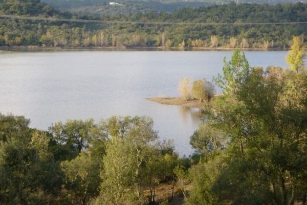 Angeln auf dem See von Saint-Cassien in Sdostfrankreich
