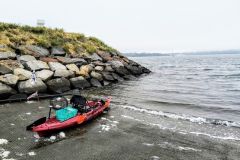 Kajakfahren und Angeln in Brest