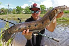 Eine Hecht- oder Blackbass-Rute tut es auch!