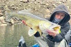 Angeln auf Zander mit dem Kajak