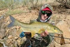 Angeln vom Ufer aus in Extremadura