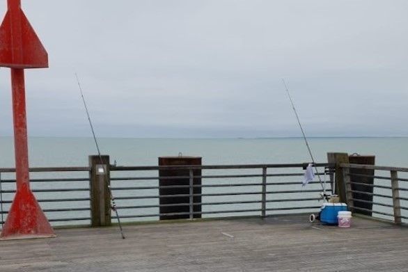 Das Fischen vor den Hfen und auf den Deichen