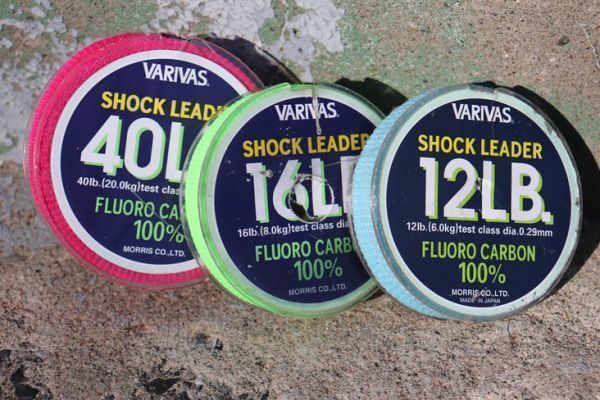 Mit Varivas Fluorocarbon lassen sich starke Vorfcher montieren!